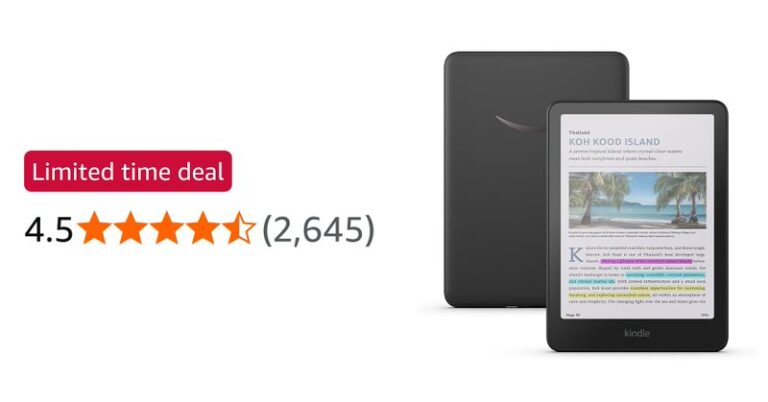 Amazon Kindle Colorsoft Newest Gen With Colour Display And Adjustable Warm Light