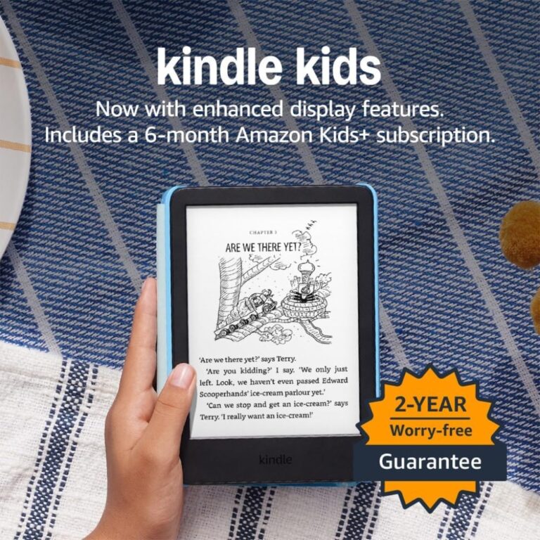 Amazon Kindle Kids Newest Gen If It Breaks We Will Replace It Includes Age Appro