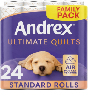 Andrex Ultimate Quilt Toilet Roll 24 Toilet Rolls