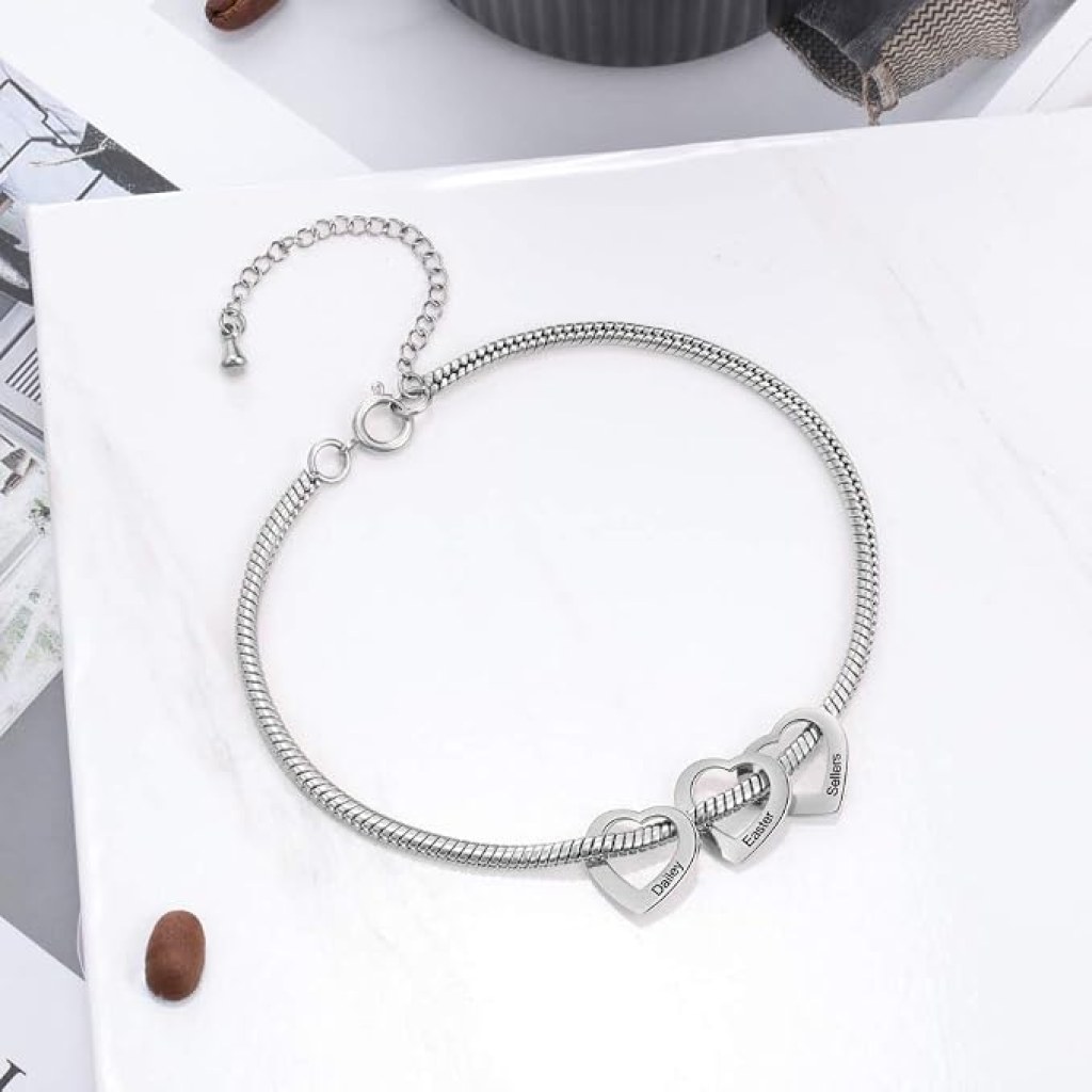 Ankle Bracelet For Women Personalized With 2 6 Names