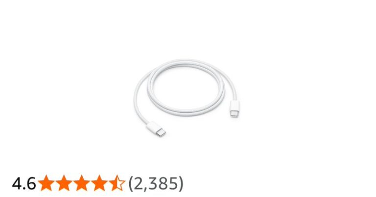 Apple 60w USB C Charge Cable 1m