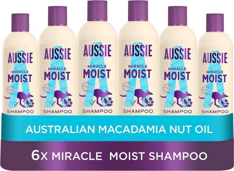 Aussie Miracle Moist Hydrating Shampoo Pack Of 6x300ml