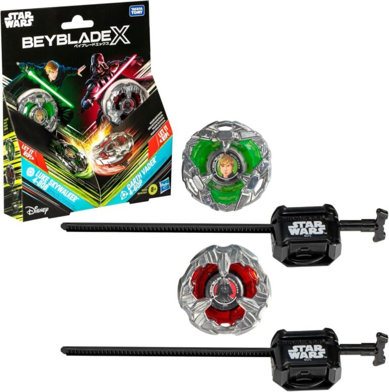 Beyblade X And Star Wars Collab Luke Skywalker Vs Darth Vader Multipack Set