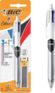 Bic 4 Colours Multicolour Pen And Pencil Combo