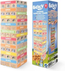 Bluey Tumbling Tower Game