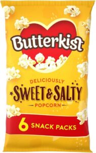 Butterkist Sweet And Salty Popcorn 6 X 12g Bags