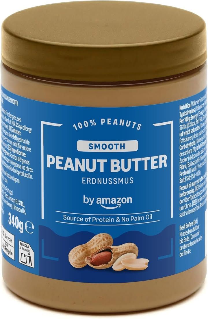 By Amazon Smooth Peanut Butter 340g