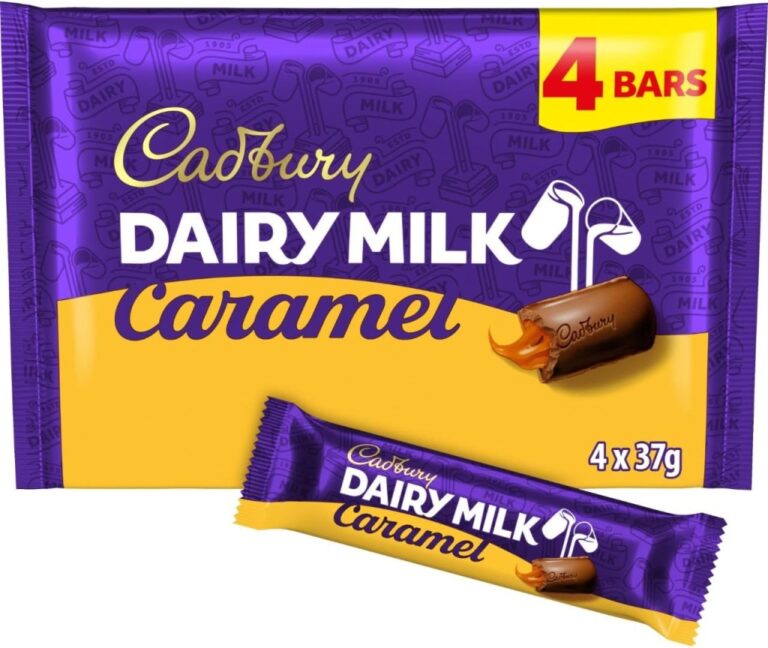 Cadbury Dairy Milk Caramel Chocolate Bars 4 X 37 G Pack Of 1