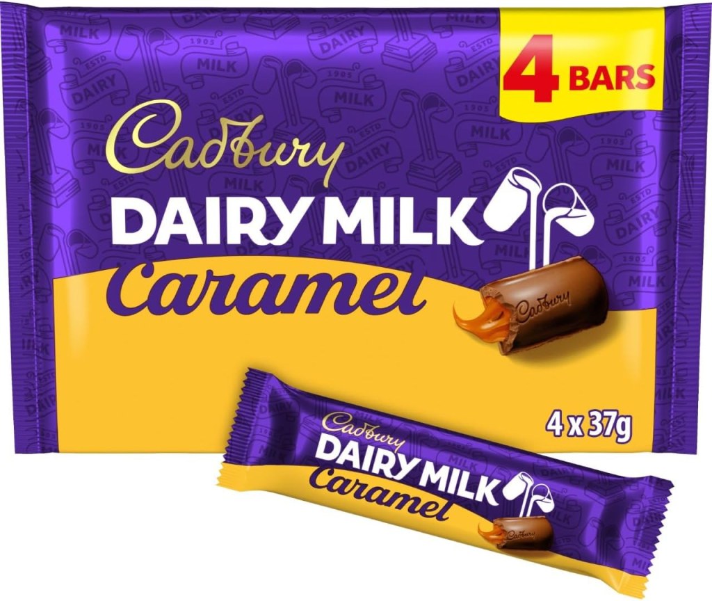 Cadbury Dairy Milk Caramel Chocolate Bars 4 X 37 G Pack Of 1