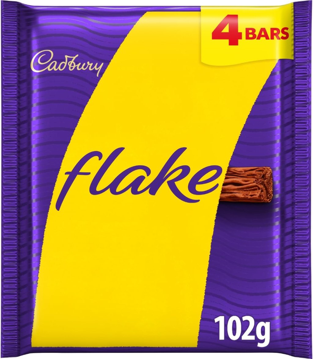 Cadbury Flake Chocolate Bar 4 X 25 5 G
