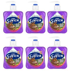 Carex Gruffalo Deep Dark Forest Fruits Antibacterial Hand Wash 6x250ml