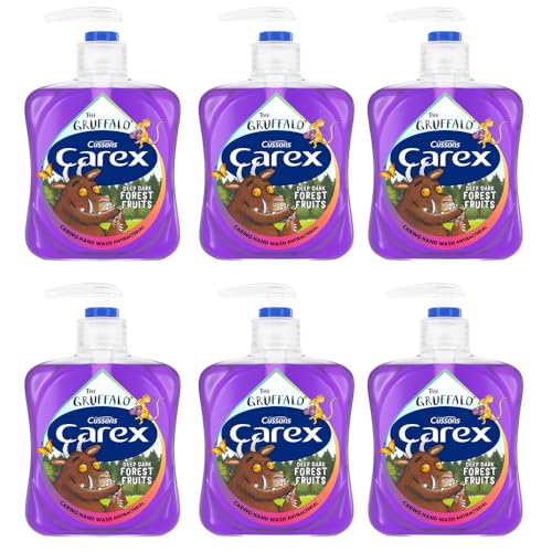 Carex Gruffalo Deep Dark Forest Fruits Antibacterial Hand Wash 6x250ml