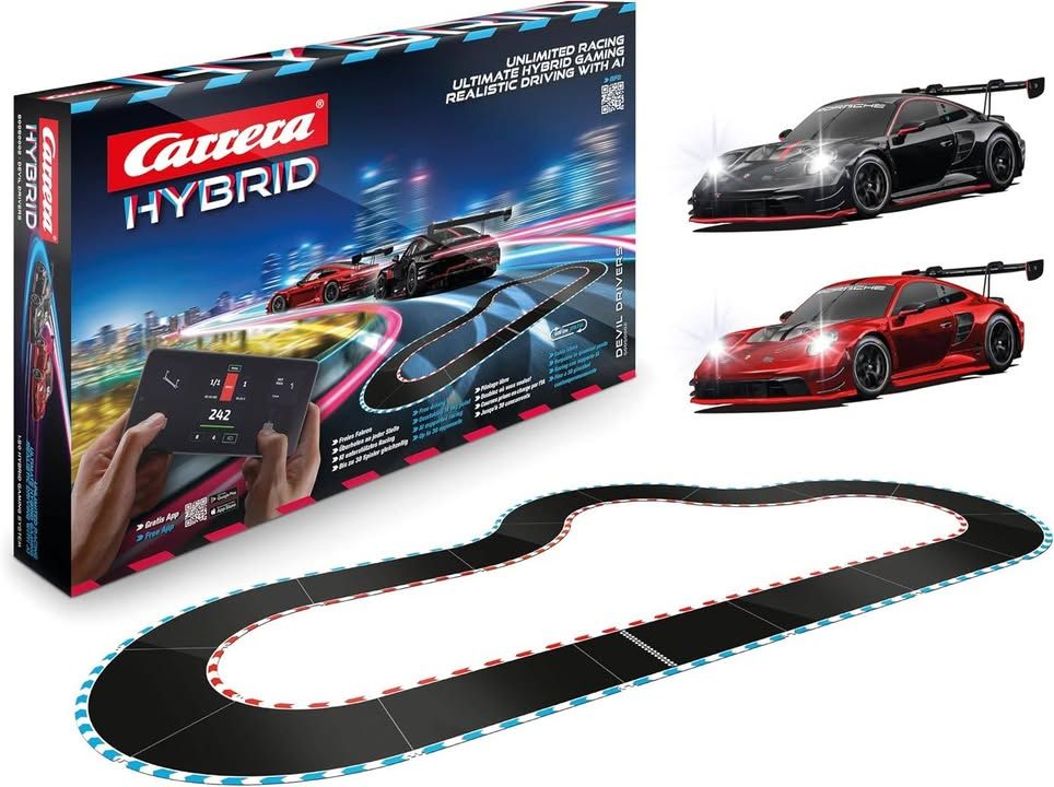 Carrera Hybrid 50050002 Devil Drivers Porsche 911 Gt3 R 1 50 Scale Ai Supported