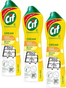 Cif Lemon Cream Cleaner Multipurpose Surface Cleaner 500 Ml Pack Of 3