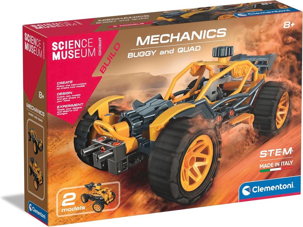 Clementoni Science Museum Mechanics Buggy And Quad Building Set