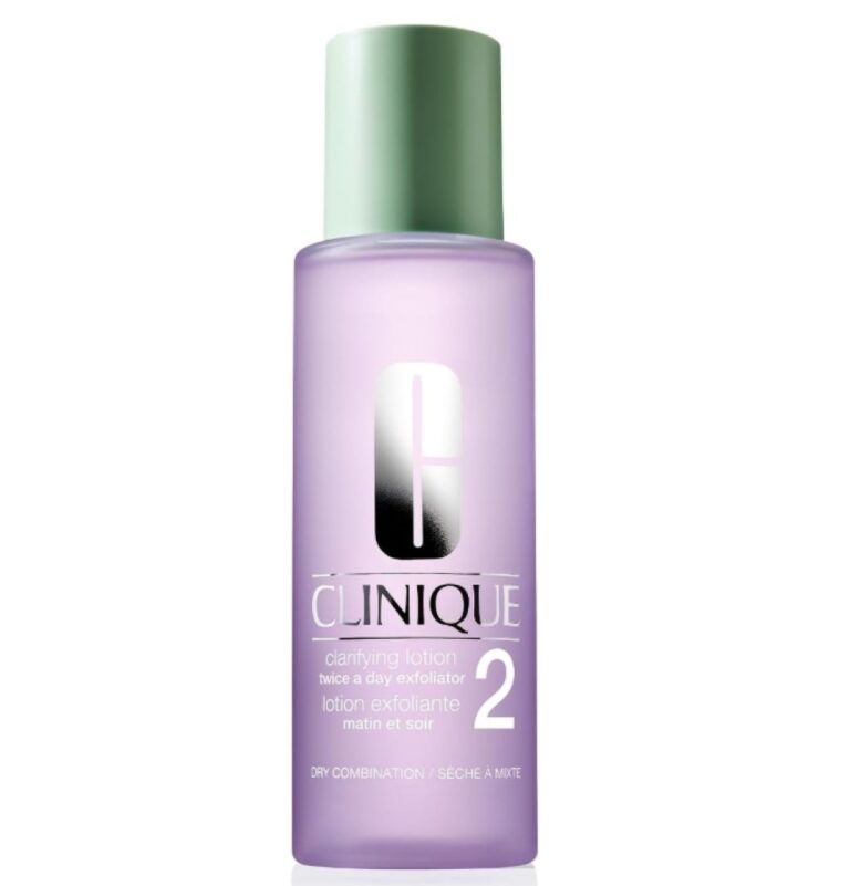 Clinique Clarifying Lotion 2 Face Exfoliator For Dry Combination Skin Types