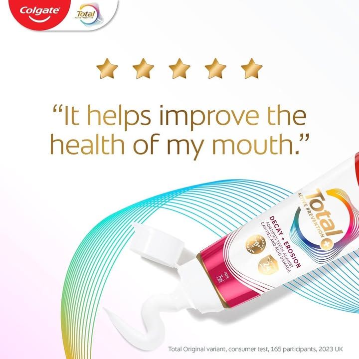 Colgate Total Decay Erosion Defence Toothpaste 75ml