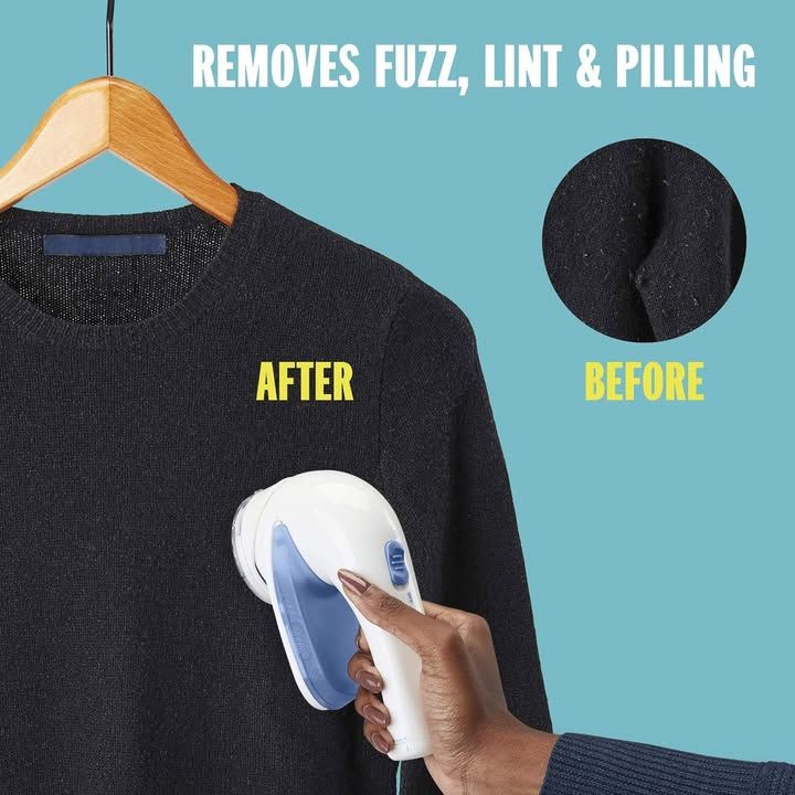 Conair Lint Remover Battery Operated Bobble Remover For Clothes And Fabrics Ergo