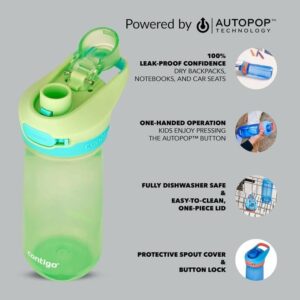 Contigo Jessie Autopop Kids Drinking Water Bottle Leakproof 420 Ml
