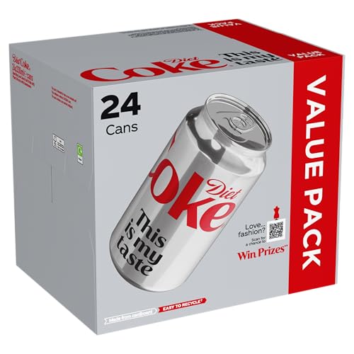 Diet Coke Soft Drink Cans 24 X 330 Ml