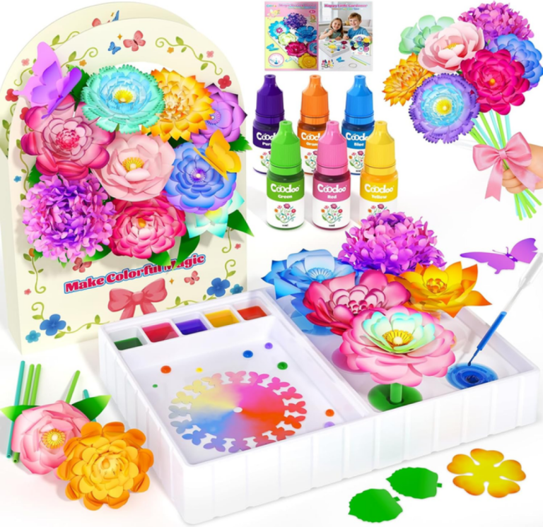 Diy Flower Craft Kits Magic Dyeing Florist Bouquet Maker Art Supplies Arts