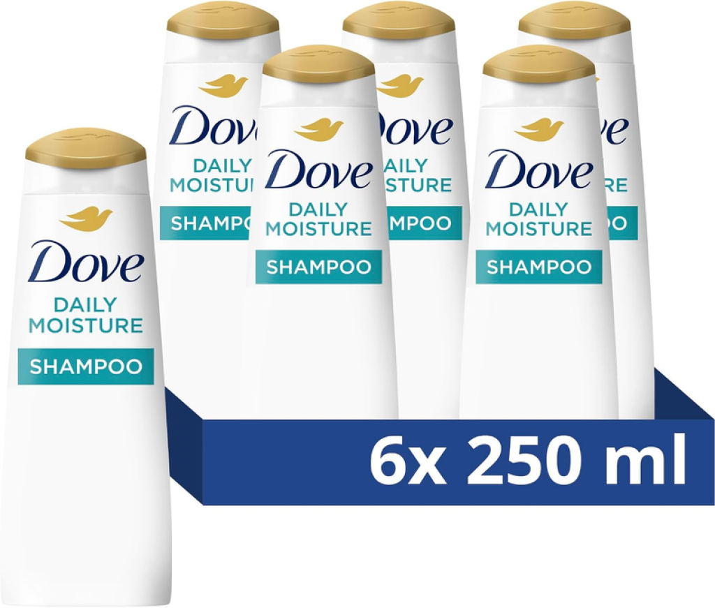 Dove Nutritive Solutions Daily Moisture Shampoo 6 X 250 Ml