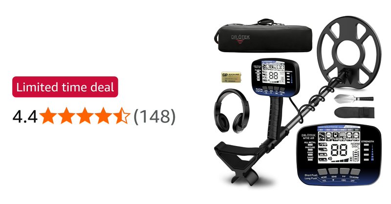 Dr Otek Metal Detector For Adults And Kids