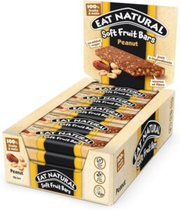 Eat Natural Soft Fruit Bars Peanuts And Dates 15 X 30g