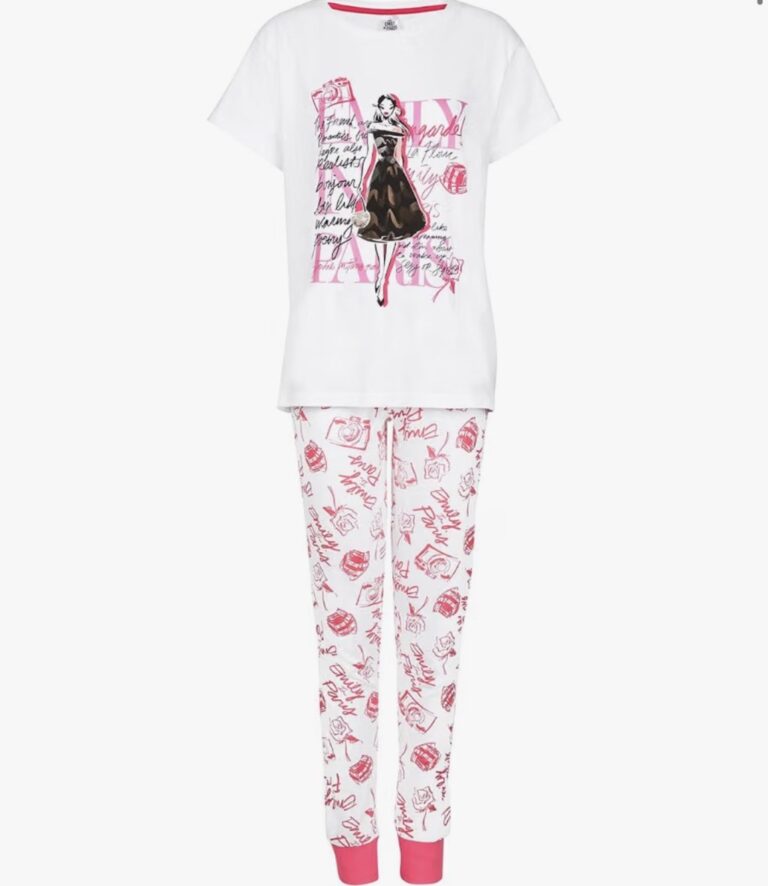 Emily In Paris Womens Pyjamas Pjs Set