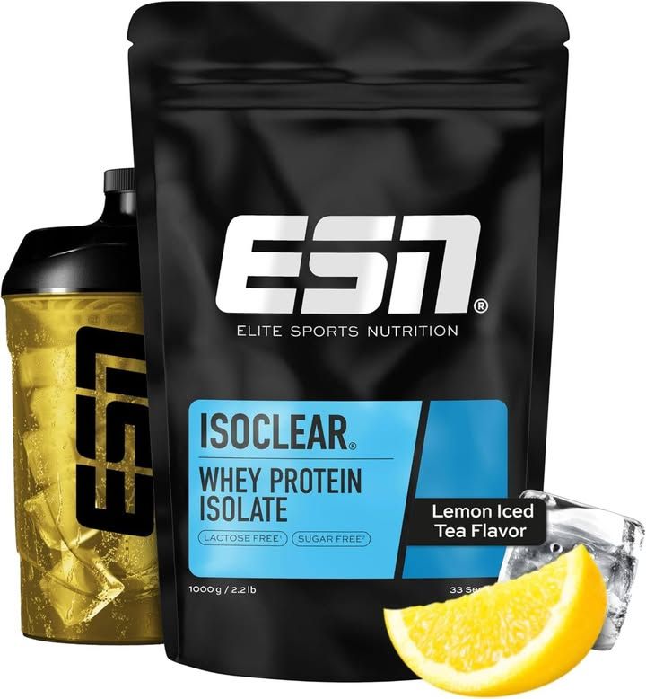 Esn Isoclear Whey Isolate Protein Powder Lemon Iced Tea 1000 G