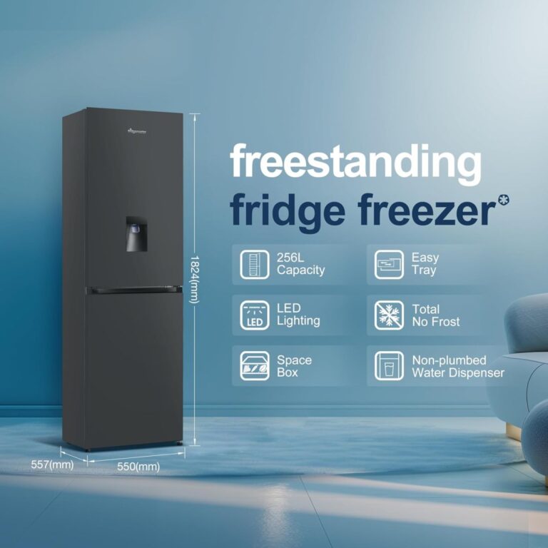 Fridgemaster Mc55251deb 55cm Freestanding Fridge Freezer