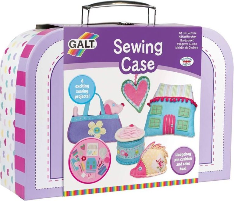 Galt Sewing Case Learn To Sew Arts And Crafts Kit For Kids Ages 7 Plus