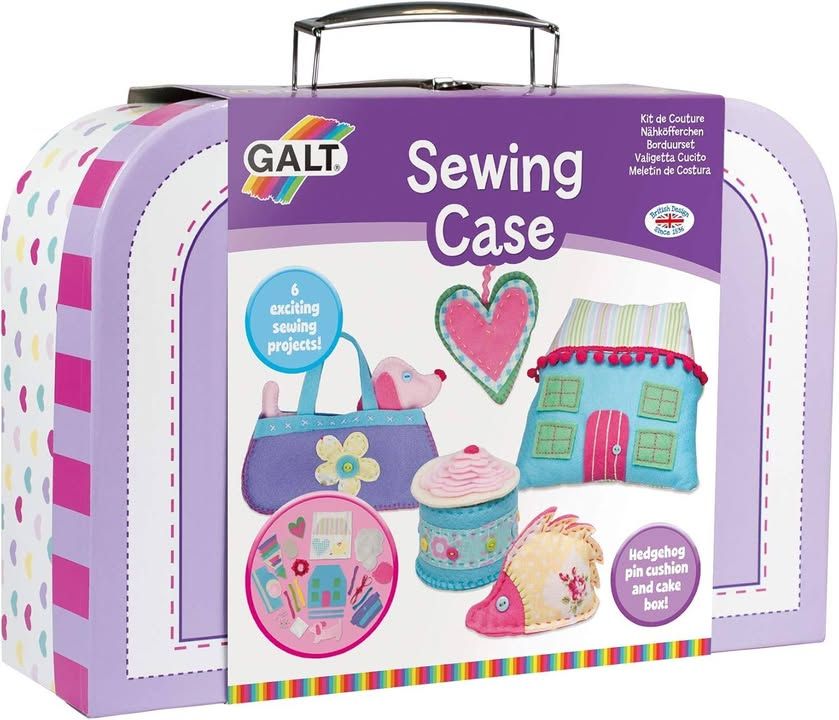 Galt Sewing Case Learn To Sew Arts And Crafts Kit For Kids Ages 7 Plus
