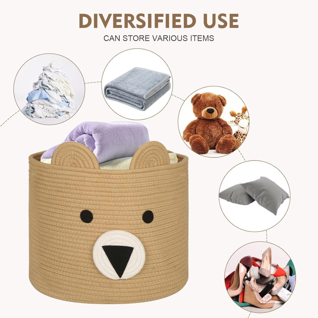 Happy Fox Laundry Basket Baby Basket With Handles