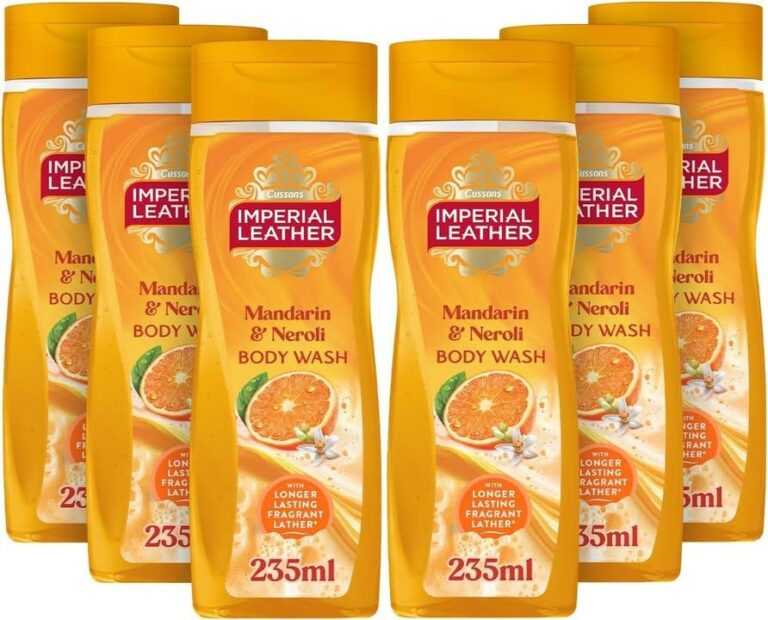Imperial Leather Mandarin And Neroli Body Wash Shower Gel 6 X 235ml