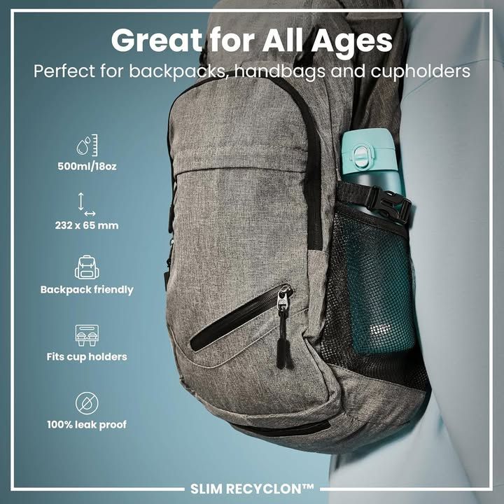 Ion8 Water Bottle 500 Ml 18 Oz