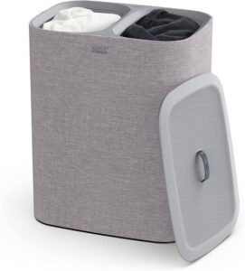 Joseph Joseph Tota 90 Litre Laundry Separation Basket With Lid 2 Removable Washi