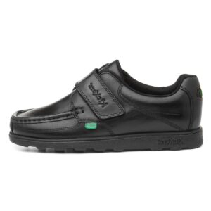 Kickers Fragma Strap Kids Moc Toe Shoes