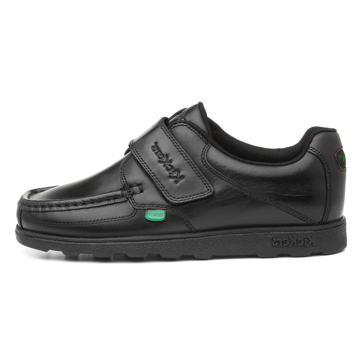Kickers Fragma Strap Kids Moc Toe Shoes