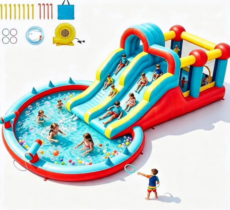 Kids Bounce House Inflatable Water Slide