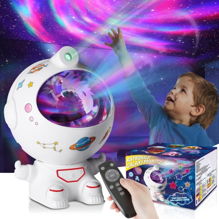 Kids Sensory Lights For Autism Astronaut Galaxy Night Light Projector