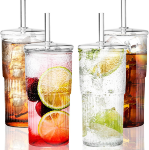 Koosreel Iced Coffee Cup 4 Pack 20oz 600ml