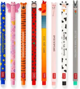 Legami Set Of 8 Erasable Gel Pens