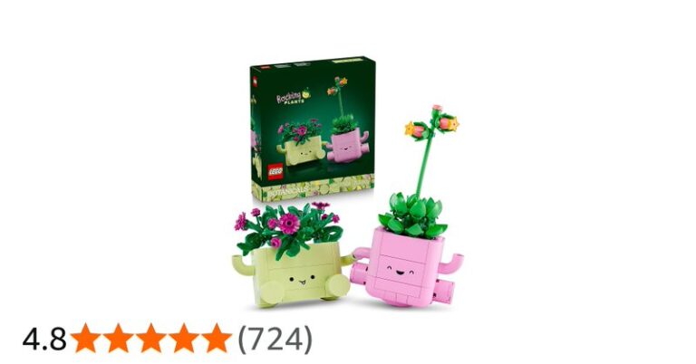 LEGO Botanicals Rocking Plants Artificial Flowers Set