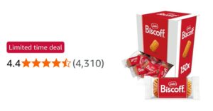 Lotus Biscoff Caramelised Biscuit 150 Individually Wrapped Biscuits Ingredients