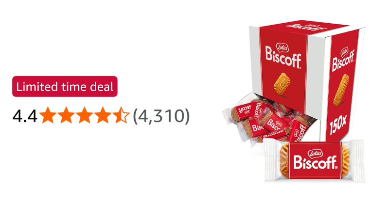 Lotus Biscoff Caramelised Biscuit 150 Individually Wrapped Biscuits Ingredients