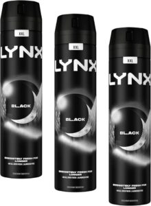 Lynx XXL Black Aerosol Bodyspray Deodorant 250 Ml Pack Of 3