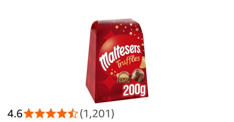 Maltesers Milk Chocolate Honeycomb Truffles Gift Box 200g