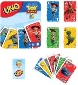 Mattel Games Uno Disney And Pixar Toy Story 5 Card Game