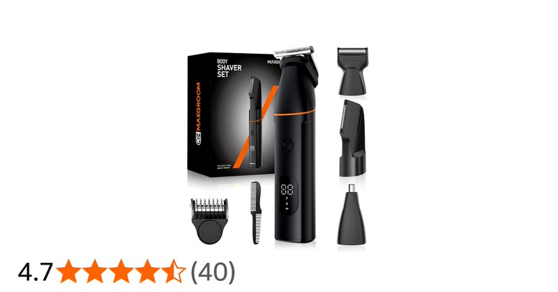 Maxgroom 4 In 1 Men S Body Hair Trimmer